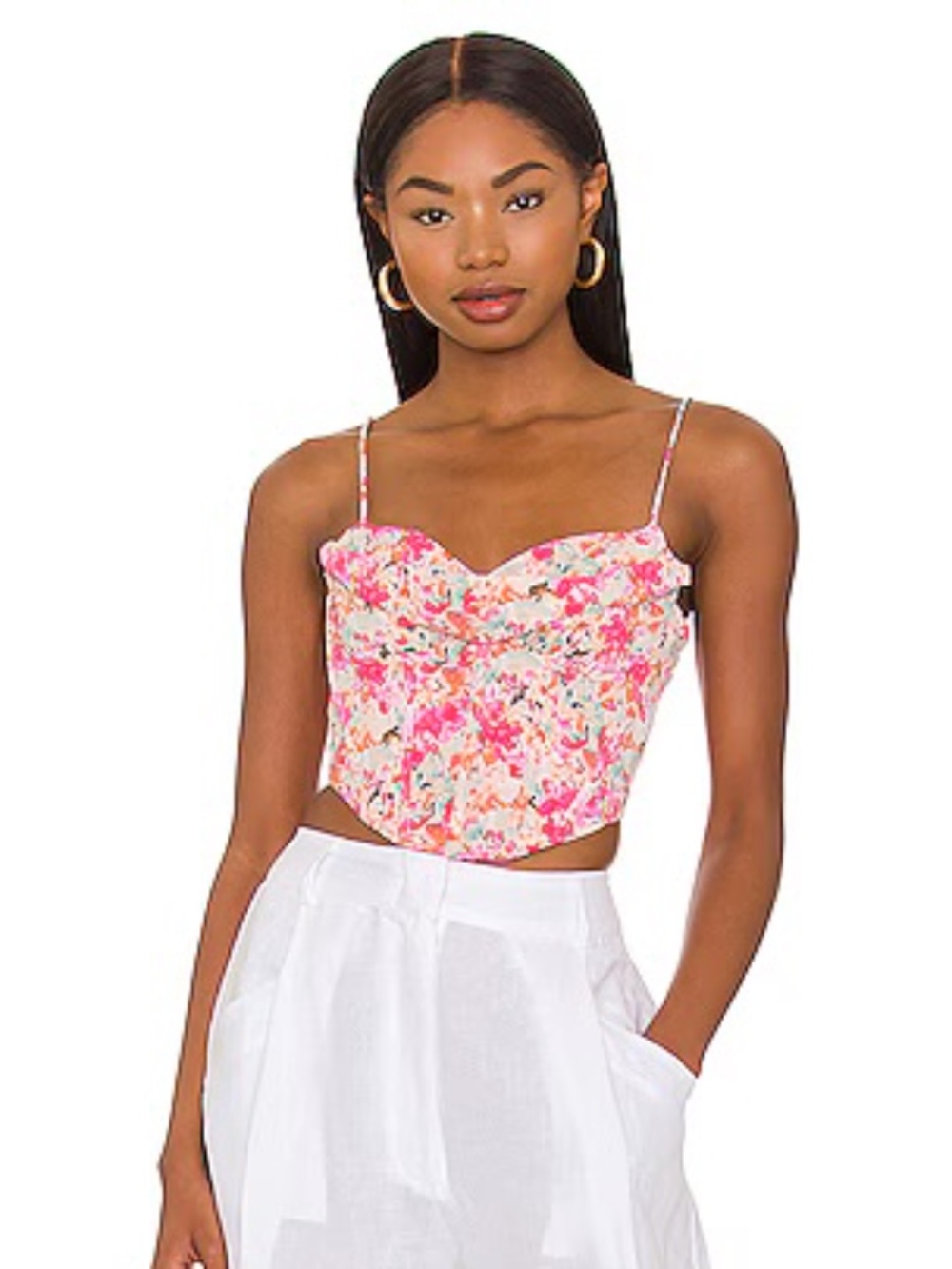 Melinda Drape Bustier Top